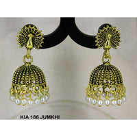 Mahavir Gold Plated Jhumki Earrings  - KIA Jumkhi 186