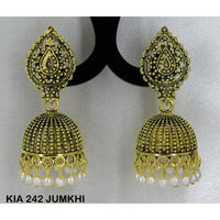 Mahavir Gold Plated Jhumki Earrings  - KIA Jumkhi 242