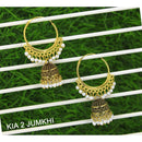 Mahavir Gold Plated Jhumki Earrings  - KIA Jumkhi 2