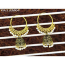 Mahavir Gold Plated Jhumki Earrings  - KIA Jumkhi 3