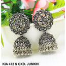 Mahavir Silver Plated Jhumki Earrings  - KIA Jumkhi 472
