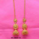 Mahavir Forming Gold Plated Jhumki Earrings  - KIK 122 Jumkhi