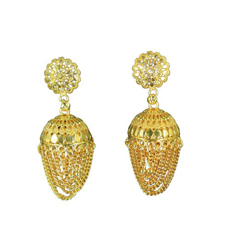 Mahavir Gold Plated Jhumki Earring