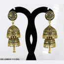 Mahavir Forming Gold Plated Jhumki Earrings  - KIK Jumkhi 113 OXD