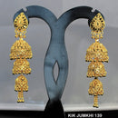 Mahavir Forming Gold Plated Jhumki Earrings  - KIK Jumkhi 139