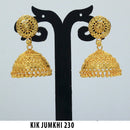 Mahavir Forming Gold Plated Jhumki Earrings  - KIK Jumkhi 230