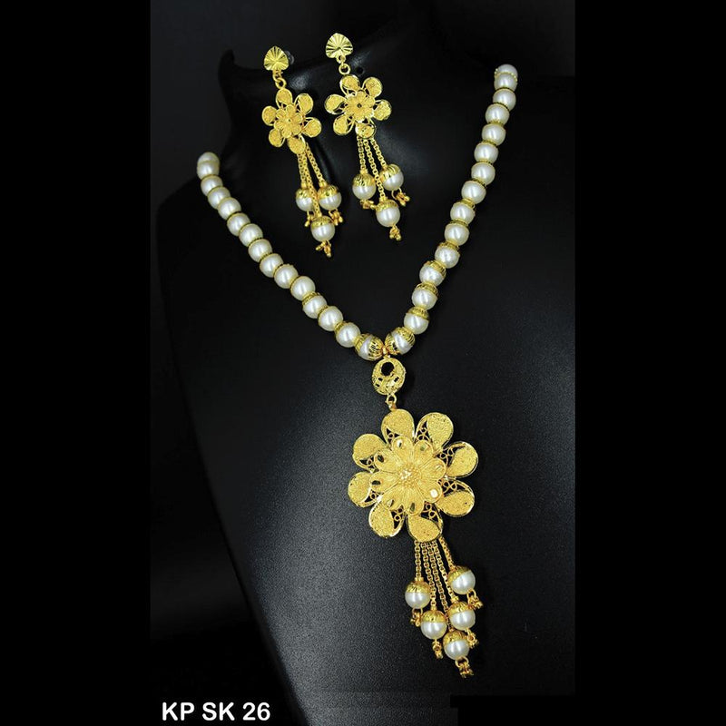 Mahavir Forming Gold Necklace Set - KP SK 26 SET