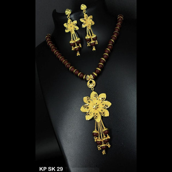 Mahavir Forming Gold Necklace Set - KP SK 29 SET