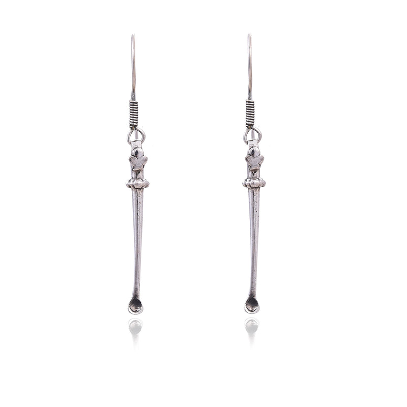 Silver Mountain 925 Silver long Earring