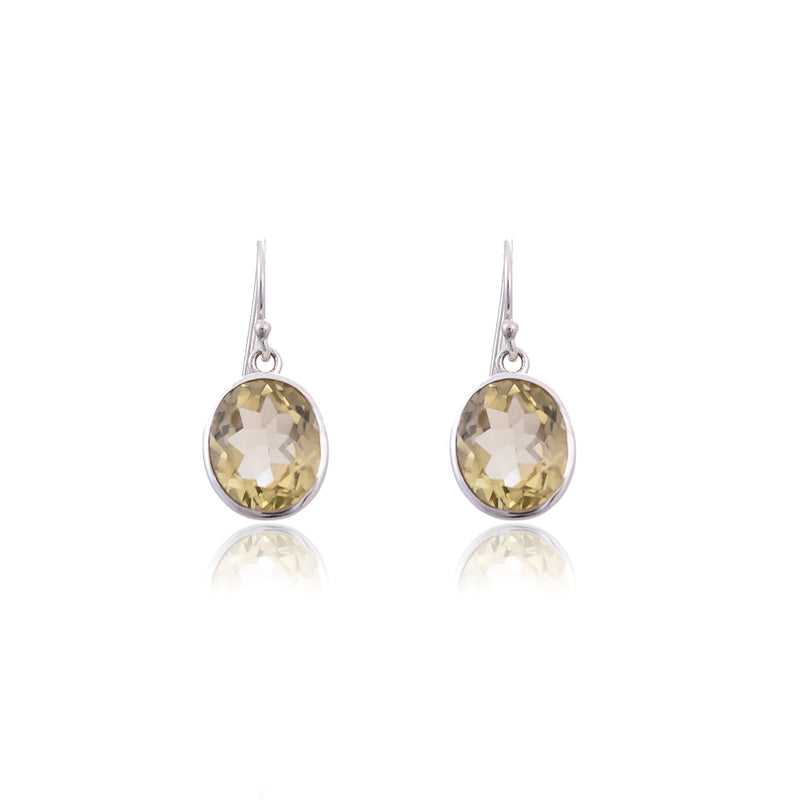 Silver Mountain Citrine silver 925 earring