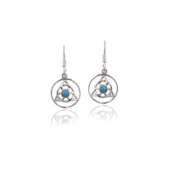 Silver Mountain 925 Silver Turquoise Earring