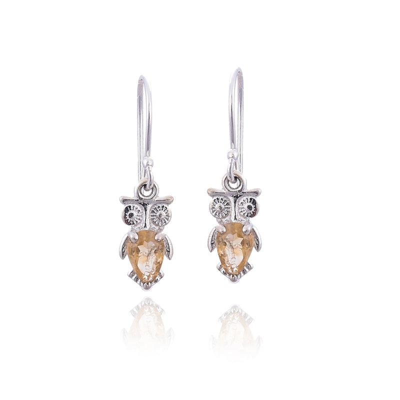 Silver Mountain 925 Silver Citrine Earring