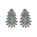 Kord Store Creative Alloy Silver Plated Meena Work Dangle Earring For Women & Girls - KSEAR70245