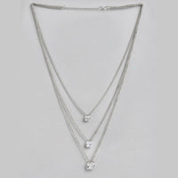 Kord Store Attractive Rose Gold and Oxidised Plated Set Of 2 Necklace combo For Girls and Women  - KSJWLRYCOMBO38