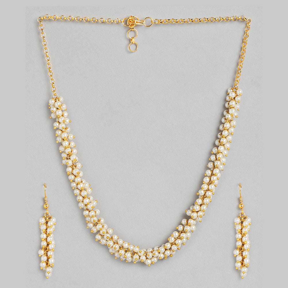 Kord Store Beautiful Gold Plated Set Of 2 Necklace Set Combo For Girls and Women  - KSJWLRYCOMBO59