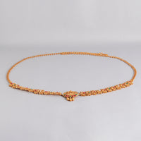 Kord Store Traditional Gold plated Ruby and White Stone Kamarbandh For Girls and Women