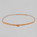 Kord Store Traditional Gold plated Ruby and White Stone Kamarbandh For Girls and Women