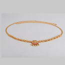 Kord Store Traditional Gold plated Ruby and White Stone Kamarbandh For Girls and Women