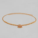 Kord Store Traditional Gold plated Ruby and White Stone Kamarbandh For Girls and Women
