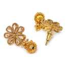 Kord Store Traditional Graceful Gold Plated Matinee Necklace Set For Women  - KSNKE60047