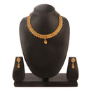 Kord Store Traditional Paisley Design Lct Stone Gold Plated Choker Necklace Set For Women  - KSNKE60053