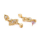 Kord Store Traditional Filigree & Paisley Design Gold Plated Princess Necklace Set For Women  - KSNKE60080