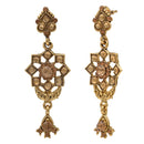 Kord Store Appealing Traditional Lct Stone Bridal Gold Plated Choker Necklace Set For Women  - KSNKE60112