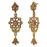 Kord Store Appealing Traditional Lct Stone Bridal Gold Plated Choker Necklace Set For Women  - KSNKE60112