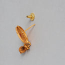 Kord Store Traditional Gold Plated Golden Boll Round Shape Choker Necklace set For Girls and Women  - KSNKE60219