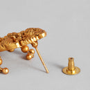 Kord Store South Indian Laxmi Design Gold plated Necklace Set For Girls and Women