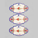 Kord Store 'Om/Shree/Swastik' Design Mint Green/Ruby Mina Multi Stone Rakhi Set Of 3 For Brothers