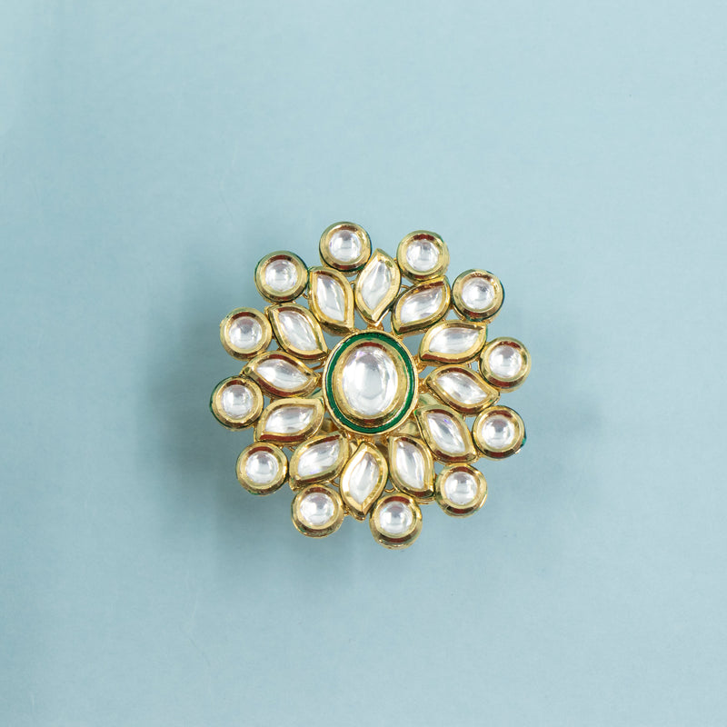 Nipura Kundan Kuntika Ring