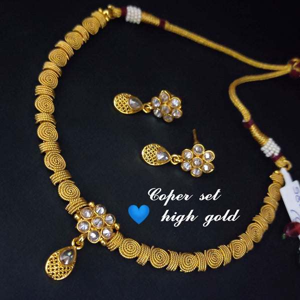 Lucentarts Jewellery Copper Necklace Set