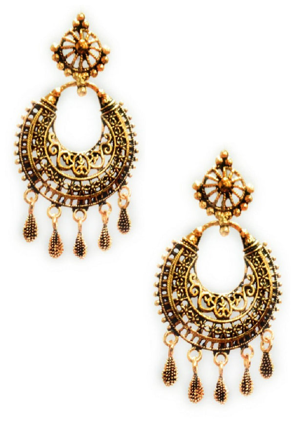 Martina Jewels Gold Plated Pack Of 6 Dangler Earrings - E-109