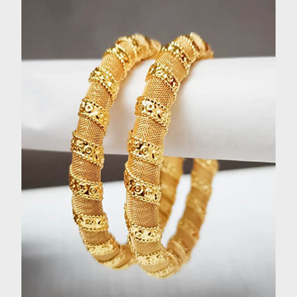 Bhavi Jewels Bangles Gold Plated Metal Bangles