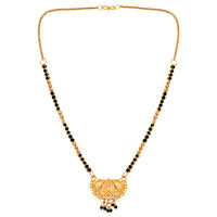 Shrishti Fashion Pretty Traditional Gold Plated Mangalsutra For Women