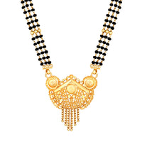 Shrishti Fashion Modern Traditional Gold Plated Mangalsutra For Women