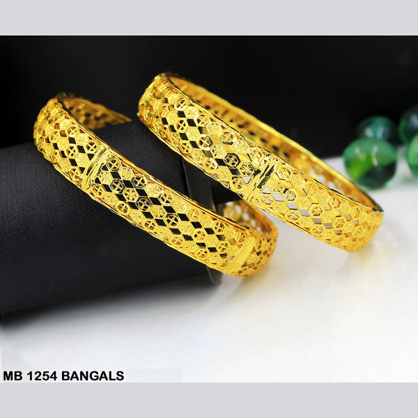 Mahavir Forming Gold Plated Bangle Set - MB 1254 BANGALS