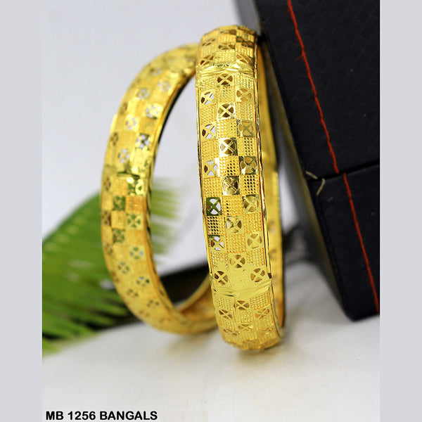 Mahavir Forming Gold Plated Bangle Set - MB 1256 BANGALS