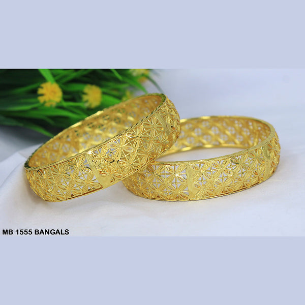 Mahavir Forming Gold Plated Bangle Set - MB 1555 BANGALS