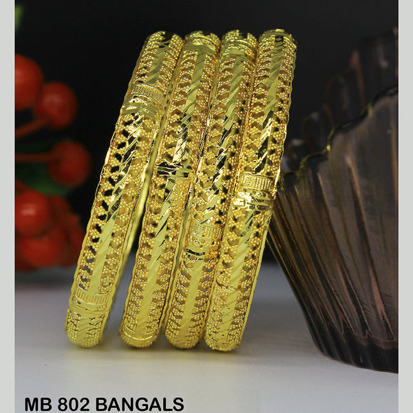 Mahavir Forming Gold Plated Bangle Set - MB 802 BANGALS