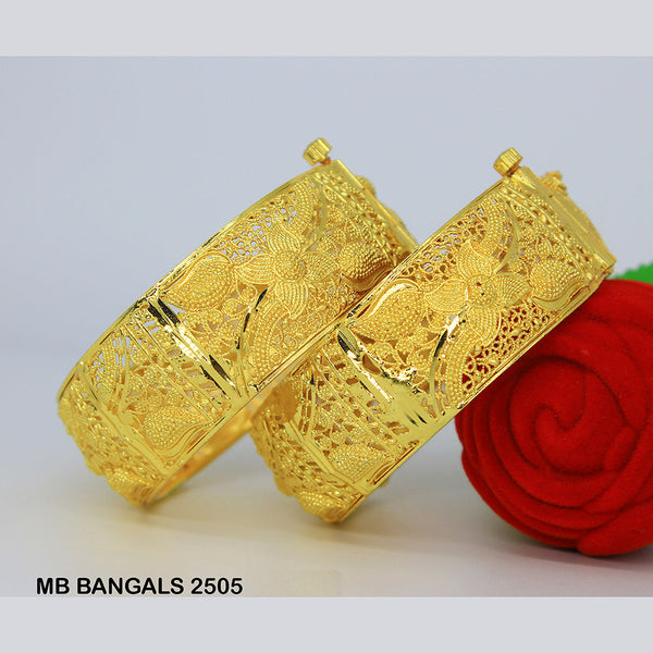 Mahavir Forming Gold Plated Bangle Set - MB BANGALS 2505