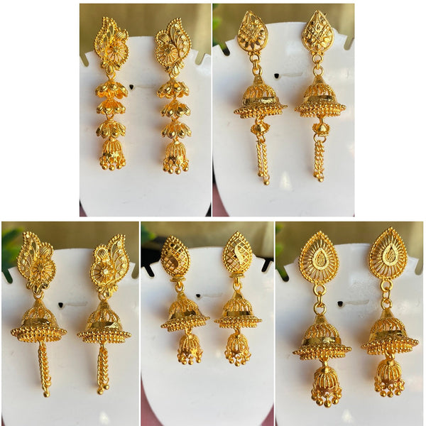 Latest Gold Earrings Designs 2023, Gold Jhumka design 2023 - YouTube