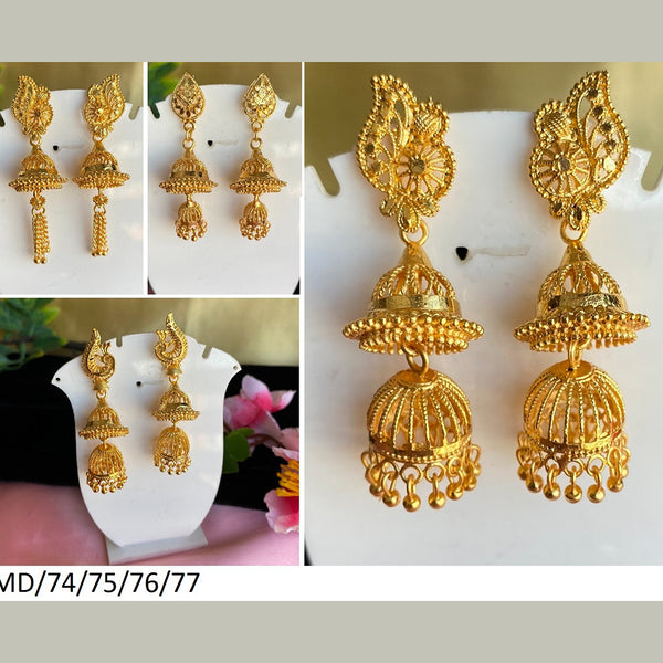 Mahavir Gold Plated Earrings Combo