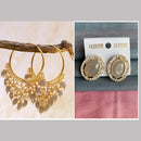 Mahavir Gold Plated Stud & Dangler Earrings Combo