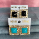 Mahavir Gold Plated Stud Earrings Combo