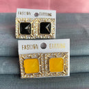 Mahavir Gold Plated Stud Earrings Combo