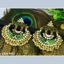 Mahavir Gold Plated Meenakari And Kundan Designer Dangler Earrings
