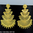 Mahavir Forming Gold Plated Dangler Earrings