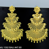 Mahavir Forming Gold Plated Dangler Earrings